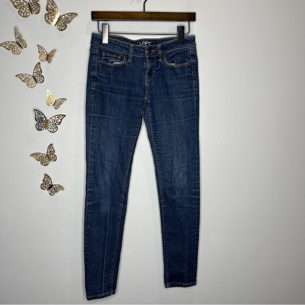 🦋🌙 LOFT | Classic Blue Modern Skinny Denim Jeans
